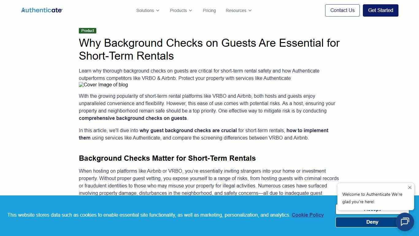 Why Background Checks on Guests Are Essential for Short-Term Rentals | Authenticate Blog